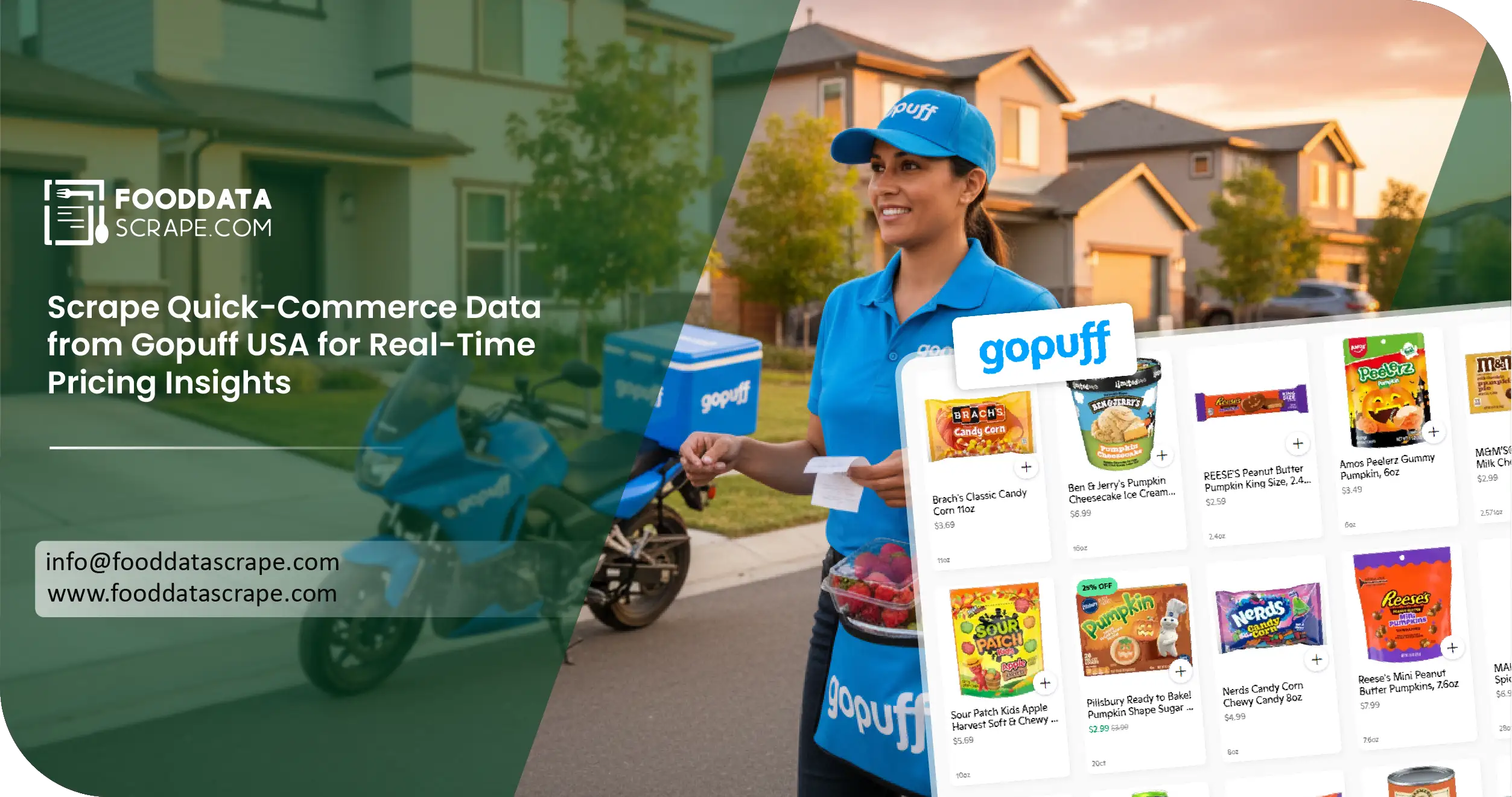 Gopuff USA Quick-Commerce Data Scraping